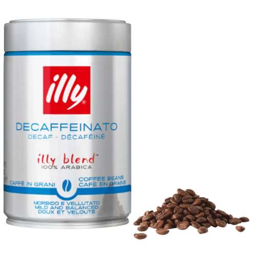 Café Illy en Grano Descafeinado 250 gr.