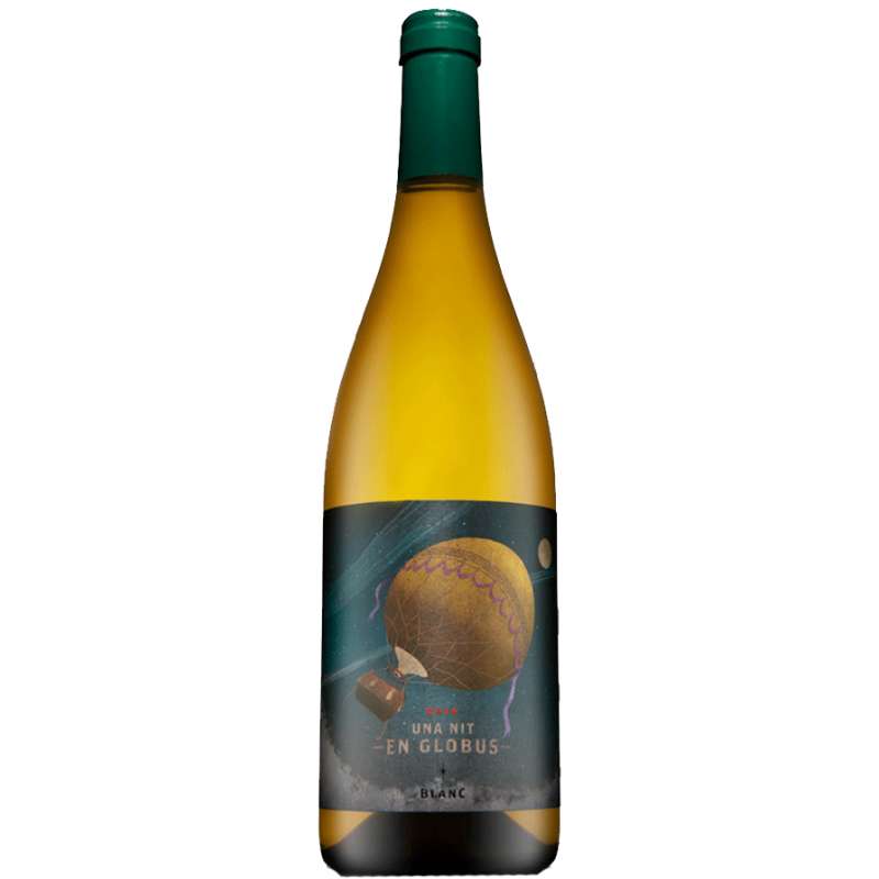 Hændelse, begivenhed Patent tit Una Nit en Globus Blanc 2019 Vin Blanc Vin - QuieroVinos.com