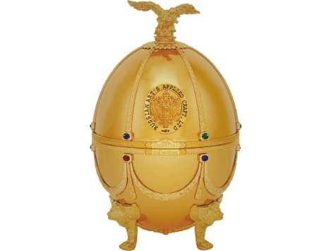 Faberge Egg Vodka Onyx Yellow Collection