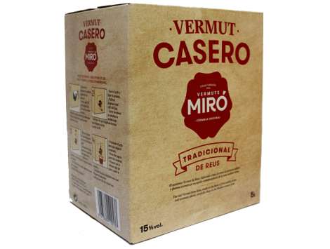 Bag in Box Vermouth Miró Casero 5 Litros